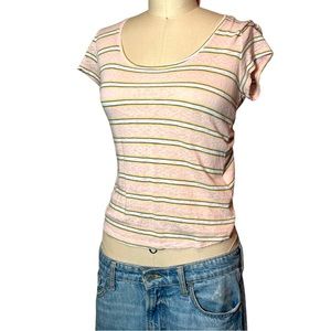 Reformation baby tee pink